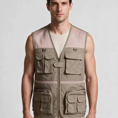Gilet Tactique Multipoches Style Safari