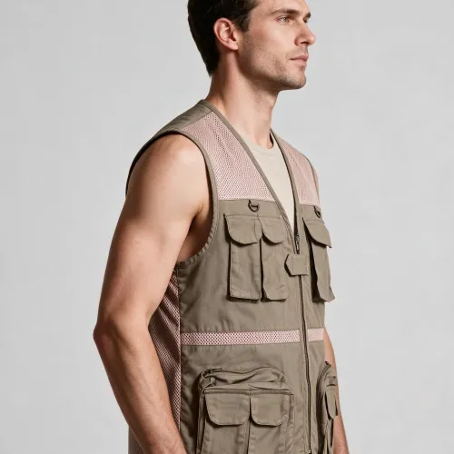 Gilet Tactique Multipoches Style Safari