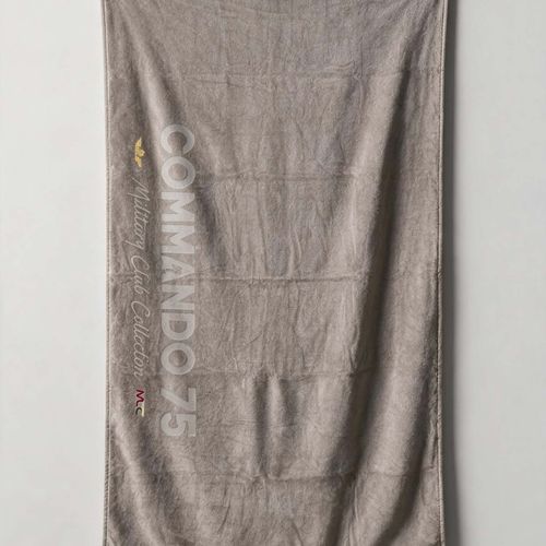 Serviette De Plage Militari Club Grise