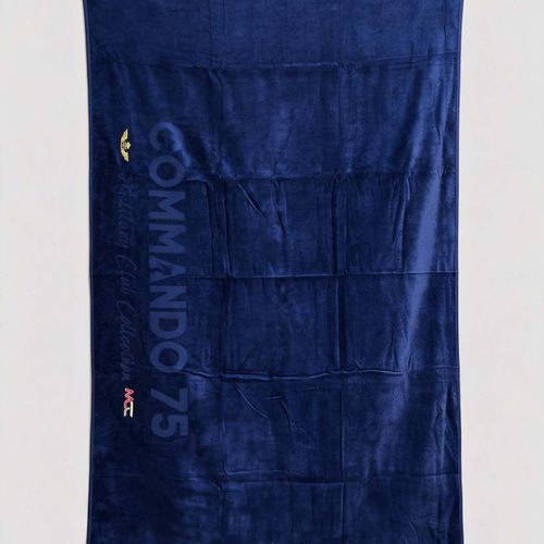 Serviette De Plage Militari Club Bleu Marine