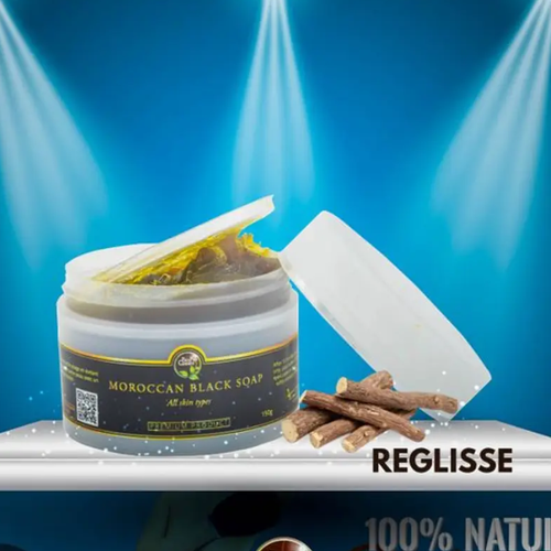 Savon Noir Marocain Bio Parfumé À Reglisse