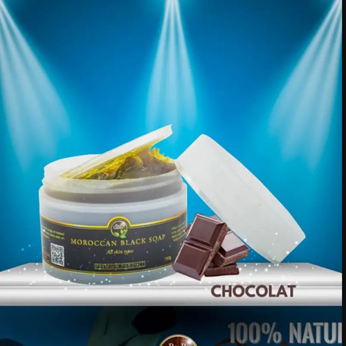  Savon Noir Marocain Bio Parfumé Au Chocolat