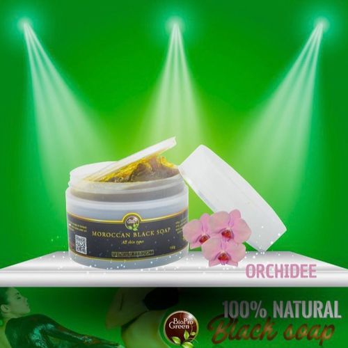 Savon Noir Marocain Bio Parfumé À Orchidée