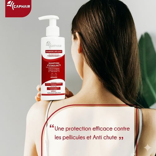 Shampoing Anti-Chute Stimulant et Énergisant Sans Silicone ni Parabène