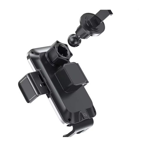 Support de téléphone à serrage automatique à charge rapide, 15W, grille daération