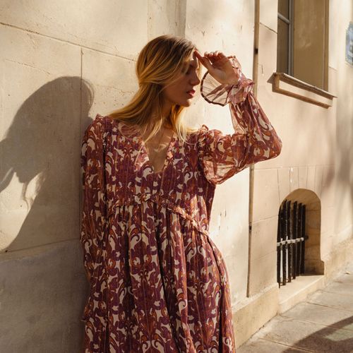 Robe Emma Bordeaux