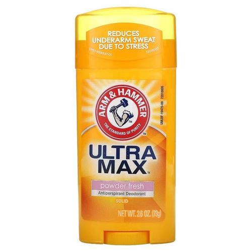 UltraMax, Déodorant Antisudorifique Solide - Poudre Fraîche - 73g
