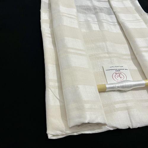 Tissu Bzioui en laine et soie 