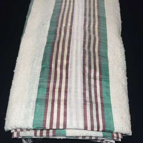 Tissu Bzioui prestige – Bande centrale texturée