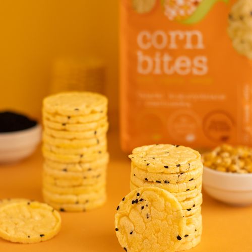 Mini Galettes de Maïs aux Graines de Nigelle Sans Gluten Lestello 65g