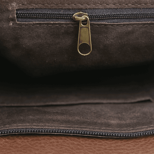 Sac fourre-tout en cuir fabriqué à la main - Motif floral marocain gravé