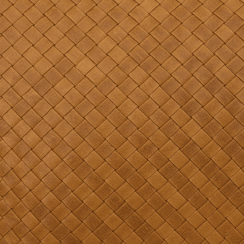 Handcrafted Tan Leather Tote Bag – Woven Design