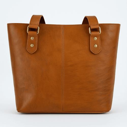 Handmade Brown Leather tote bag Uk