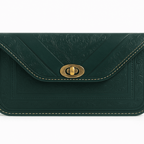  Leather Crossbody Bag – Handcrafted Moroccan Envelope Clutch