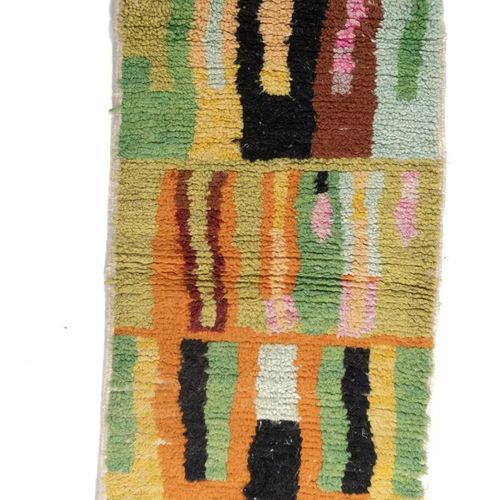 Abstract Moroccan Rug – Earthy & Bohemian