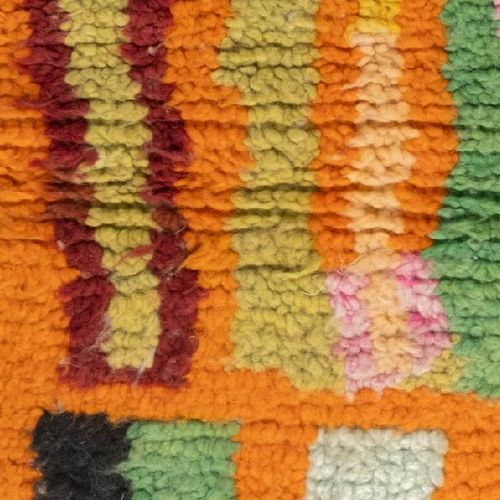 Abstract Moroccan Rug – Earthy & Bohemian