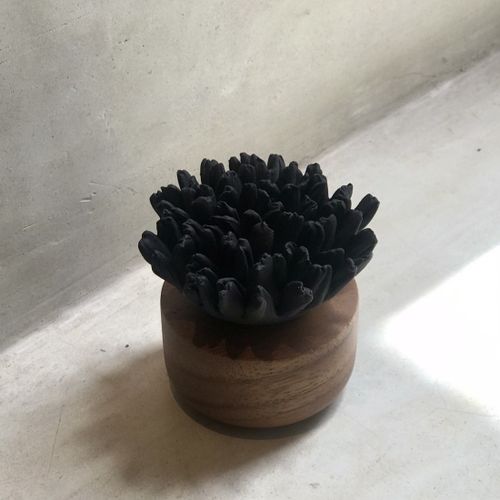 ŒILLET DU JAPON NOIR - DIFFUSEUR EN PORCELAINE ET CÉRAMIQUE POUR INTÉRIEUR