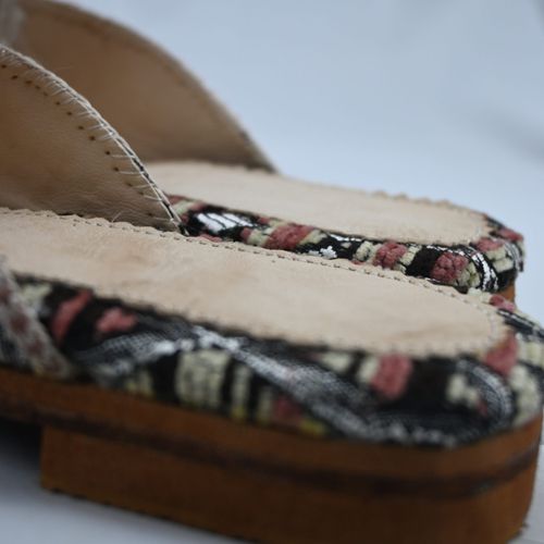 Ladies Mule Slippers – Handwoven Moroccan Design
