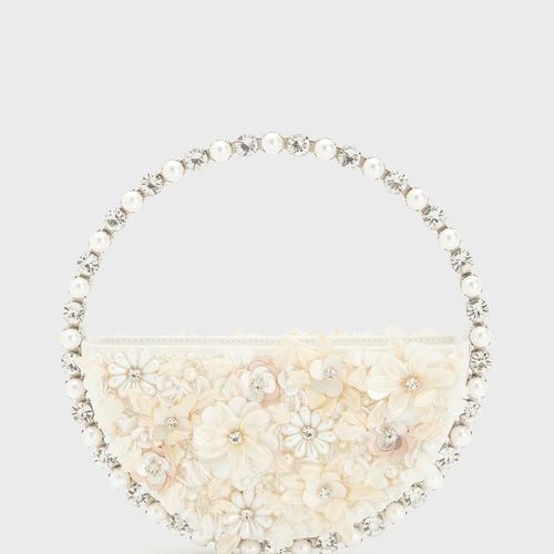 FLORAL PEARLESCENT ETERNITY CLUTCH