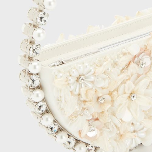FLORAL PEARLESCENT ETERNITY CLUTCH