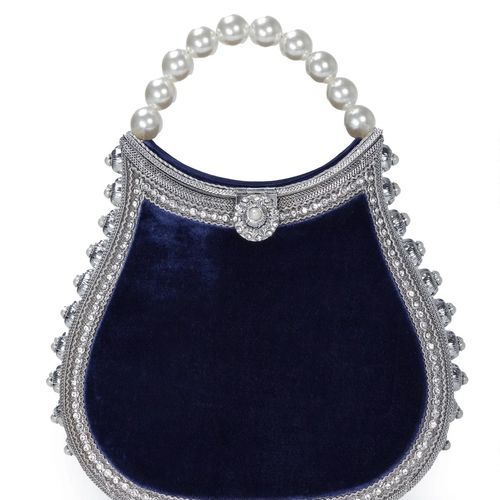 Nimmi Pearl Purse -Midnight Blue
