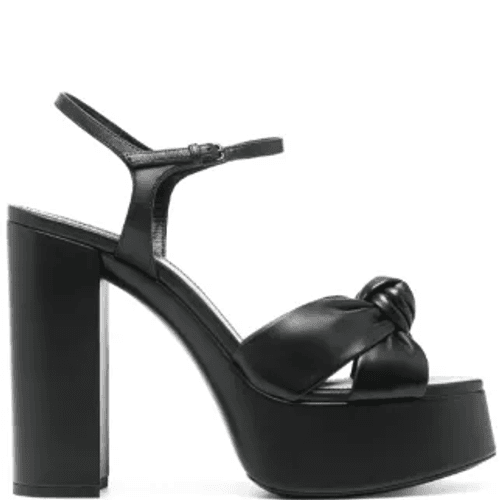 Sandales en cuir à plateforme