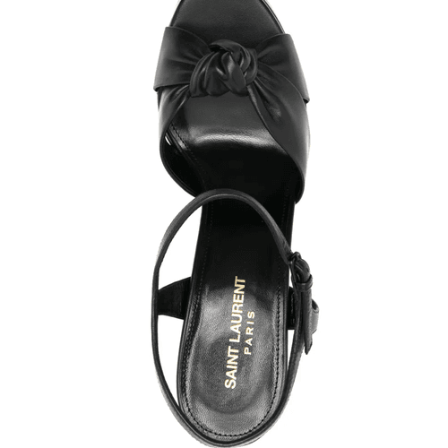 Sandales en cuir à plateforme