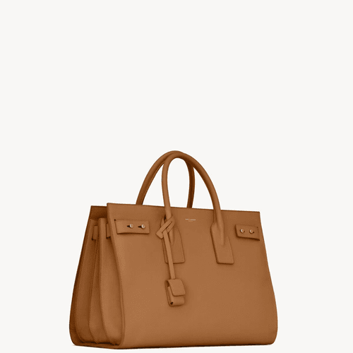 Sac de jour souple en cuir grainé - medium