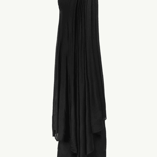 ROBE LONGUE STYLE EMPIRE À UNE ÉPAULE