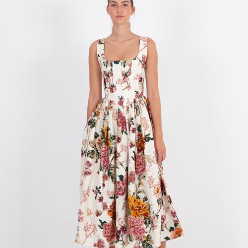  Robe Corset Fleuri
