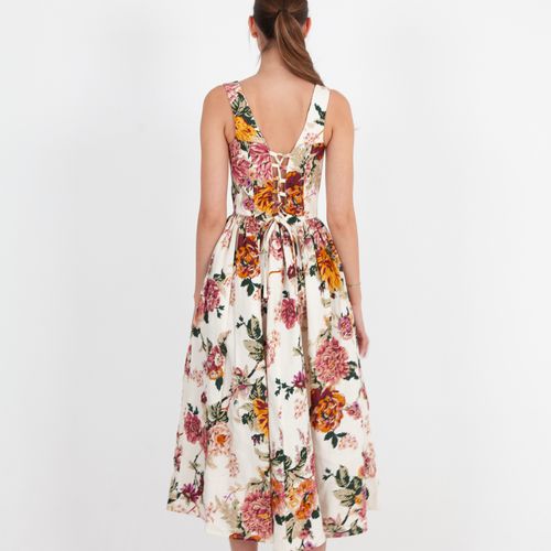  Robe Corset Fleuri
