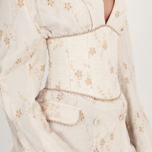 Sand Blossom Blazer