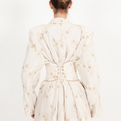 Sand Blossom Blazer