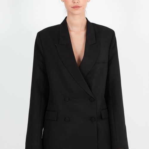 Sheer Back Blazer