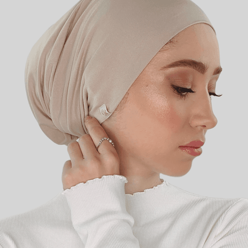 Bonnet en jersey organique - Fresh linen