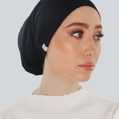 Bonnet en jersey organique - Black