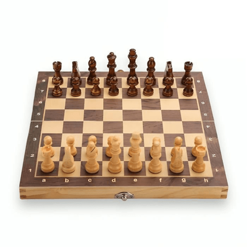 Jeu D'échecs en Bois Staunton Petit Taille