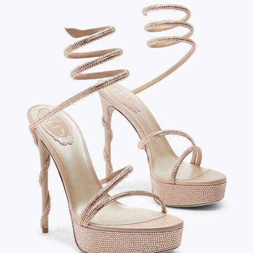 MARGOT CRYSTAL  PLATFORM SANDAL