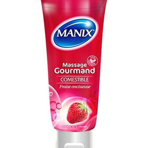 Massage Gourmand Fraise 200ml