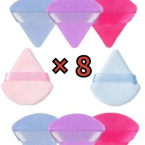 Lot de 8 Houppettes Couleurs Aléatoires