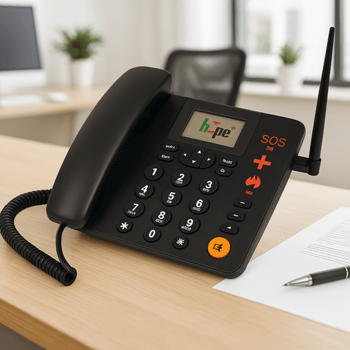 Téléphone Fixe GSM Hope LF9002 – Avec Antenne et Bouton SOS