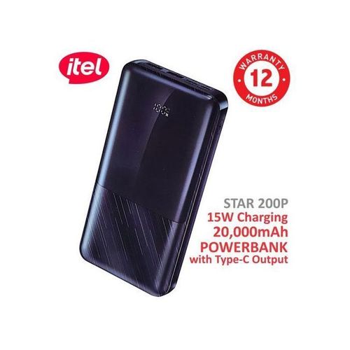 Power Bank Star 200p Fast Charging Type-c 15w