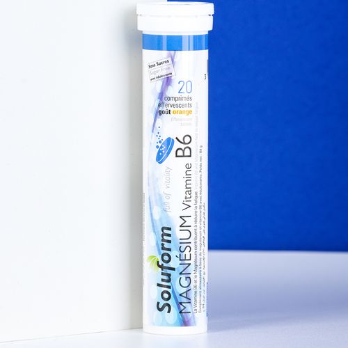 Magnésium Vitamines B6 Goût Orange 20 comprimés