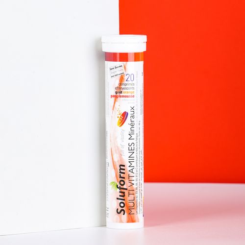 Multi vitamines Minéraux Goût Raisin / Orange 