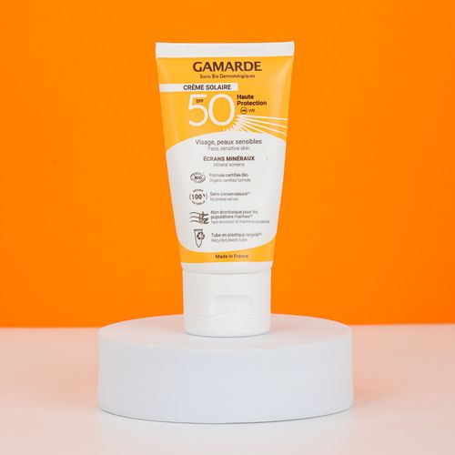 Crème Solaire Ecrans Minéraux Spf50 Bio