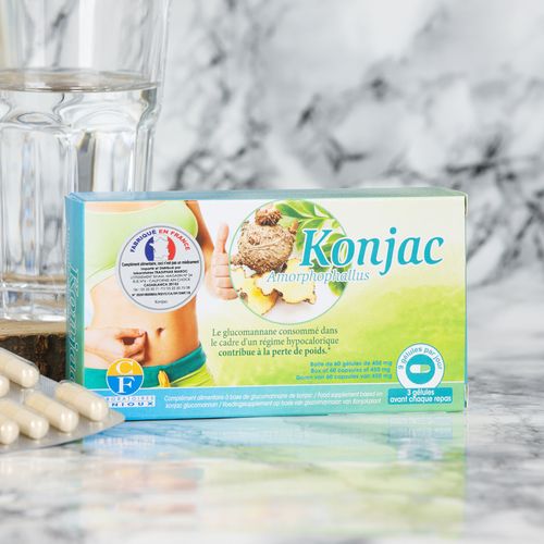 Konjac Perte de poids 60 gélules - Fenioux Lab