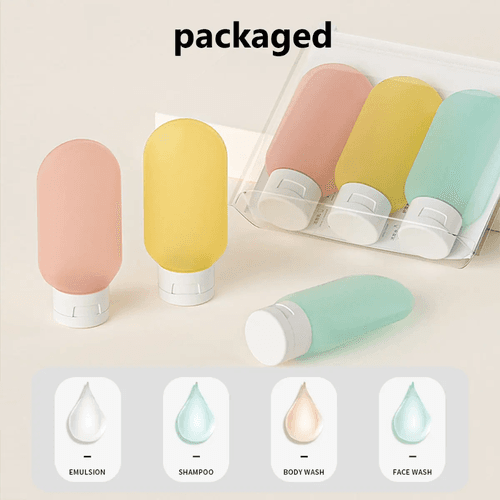 Bouteille De Voyage Etanche En Silicone, Contenant Portable