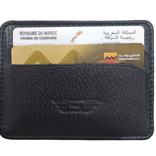 Porte Carte Cuir Véritable Légende