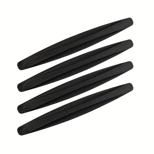 4 Protecteurs Pare-chocs Fibre Carbone - Anti-Rayures Avant/Arrière - Style Sport Universel