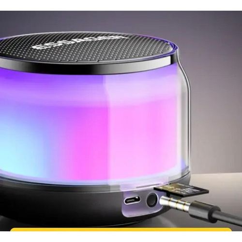 ESSAGER Mini haut-parleur Bluetooth sans fil, caisson de basses pour téléphone portable, audio portable extérieur